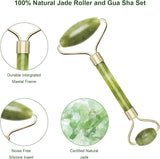 JADE GUA SHA Y RODILLO FACIAL - SKIN CARE 💆🏻‍♀️